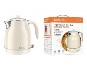 Чайник электрический HOCO HE10 retro объем 1,7л МОЛОЧНО-БЕЛЫЙ
