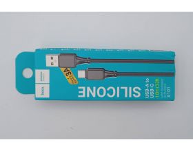 Кабель USB - USB Type-C HOCO X101, 2,4A (черный) 1м (УЦЕНКА! МЯТАЯ УПАКОВКА)