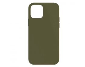 Чехол для iPhone 16 (6,1) Silicone Case Soft Touch (темная олива)