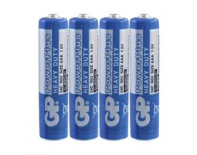 Батарейка солевая GP R6/4SH PowerPlus (цена за спайку 4 шт)