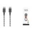 Кабель USB-C/USB-C Native Union BELT CABLE  60W длина 1,2 м (Зебра)