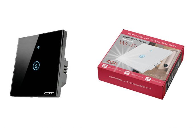 Умный выключатель высокотоковый Орбита OT-HOS27 (40А)