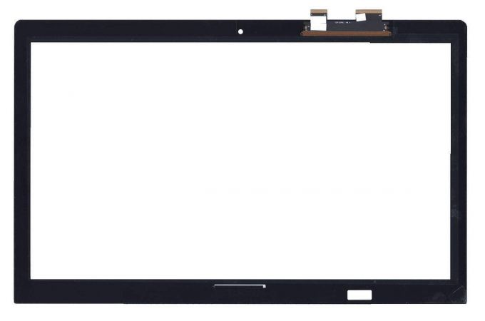 Сенсорное стекло (тачскрин) для Asus VivoBook S550CB S550 5345S FPC-1 черное