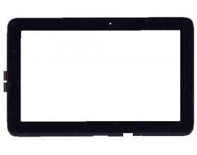 Сенсорное стекло (тачскрин) для HP Pavilion 11 X360 черный с рамкой