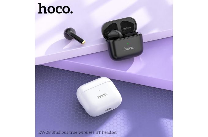 Наушники вакуумные беспроводные HOCO EW08 Studious true wireless BT headset Bluetooth (черный)