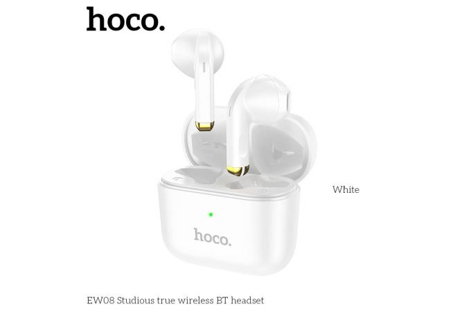 Наушники вакуумные беспроводные HOCO EW08 Studious true wireless BT headset Bluetooth (белый)