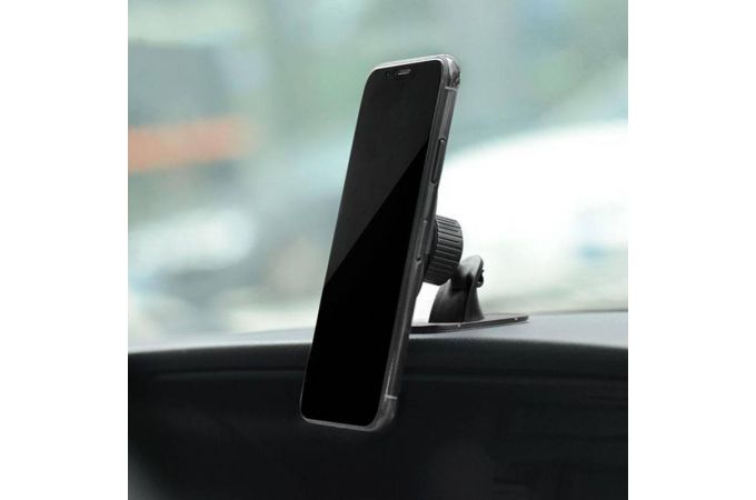 Держатель автомобильный для телефона HOCO CA24 Lotto series magnetic automotive center adsorbed holder черный