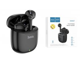 Наушники вакуумные беспроводные HOCO EW07 Leader true wireless BT headset Bluetooth (черный)