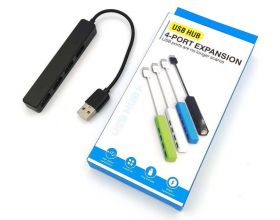 Разветвитель USB HUB 2.0 NN-HB002 на 4 порта (черный)