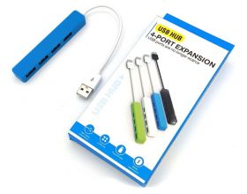 Разветвитель USB HUB 2.0 NN-HB002 на 4 порта (голубой)