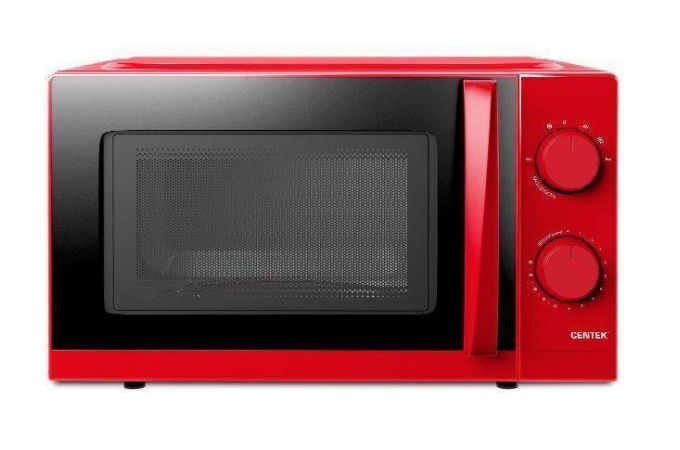 СВЧ печь CENTEK CT-1571 красная 700 Вт, 20 л, ручка