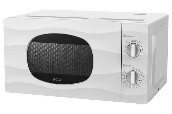 СВЧ печь ECON ECO-2038M белая 700 Вт, 20 л
