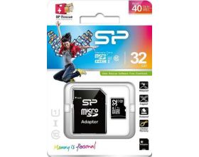 Карта памяти MicroSDHC 32 Gb Silicon Power class 10 SP032GBSTH010V10SP