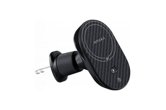 Держатель автомобильный для телефона Pitaka MagEZ Car Mount Pro 2 Qi2 (Черный)