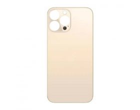 Задняя крышка (стекло) для iPhone 13 Pro Max (золото) легкая установка (литое стекло)