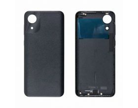 Задняя крышка для Samsung A032F Galaxy A03 Core (черный глянцевый)