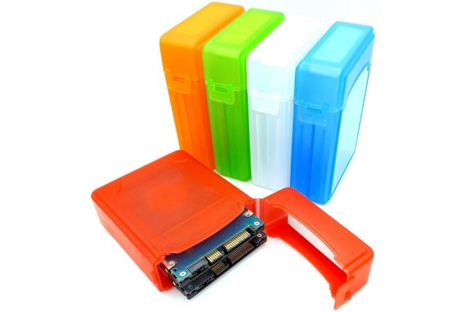 Бокс для хранения жесткого диска 2x2,5" (белый)