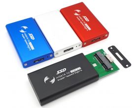 Кейс для SSD mSATA - USB3.0 металл (Msata_Silver)