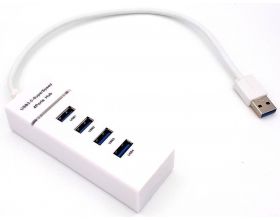 Разветвитель USB HUB 3.0 NN-HB007 на 4 порта (белый)