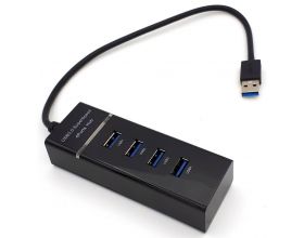 Разветвитель USB HUB 3.0 NN-HB007 на 4 порта (черный)