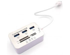 Разветвитель USB HUB + Card reader (USB3.0)