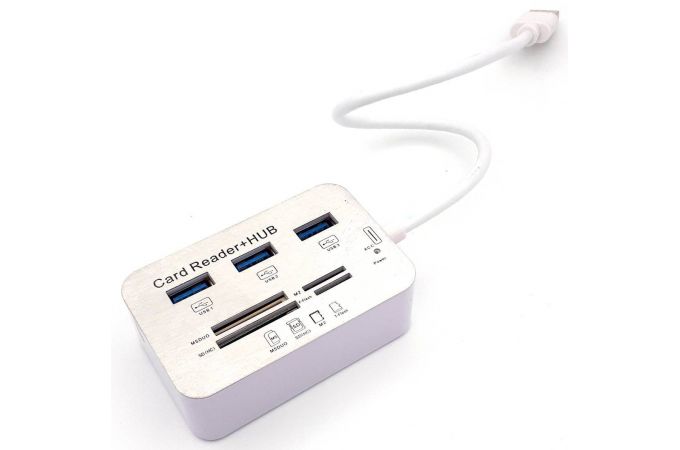 Разветвитель USB HUB + Card reader (USB3.0)