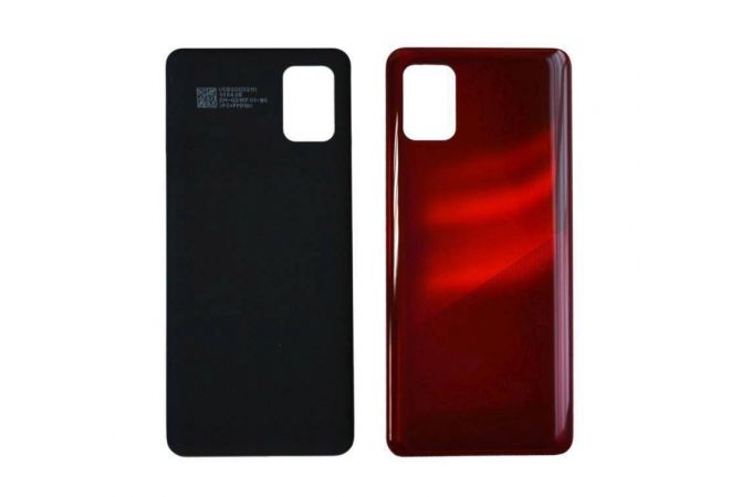 Задняя крышка для Samsung A315F Galaxy A31 (красный)