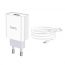 Сетевое зарядное устройство USB + кабель MicroUSB HOCO C81A Asombroco 2100mAh (белый)