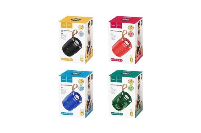 Портативная беспроводная колонка HOCO BS39 Cool sports sound sports wireless speaker (красный)