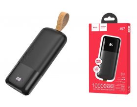 Универсальный дополнительный аккумулятор Power Bank HOCO J57 (10000 mAh) (черный)