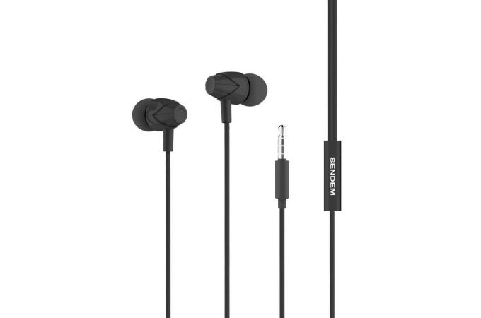 Наушники вакуумные проводные SENDEM X27 (черный)