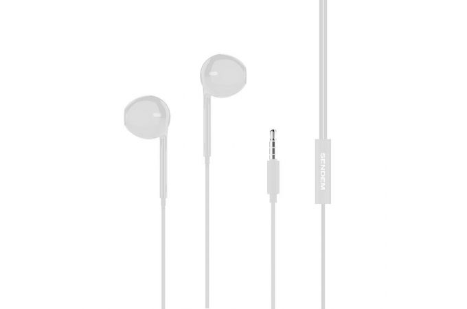 Наушники вакуумные проводные SENDEM X28 (белый)