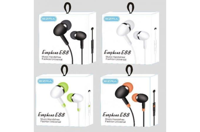 Наушники вакуумные проводные EZRA EP08 (зеленый)