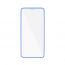 Защитное стекло дисплея iPhone XR (6.1)/11 прозрачное со светящейся синей рамкой