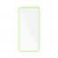 Защитное стекло дисплея iPhone XR (6.1)/11 прозрачное со светящейся зеленой рамкой