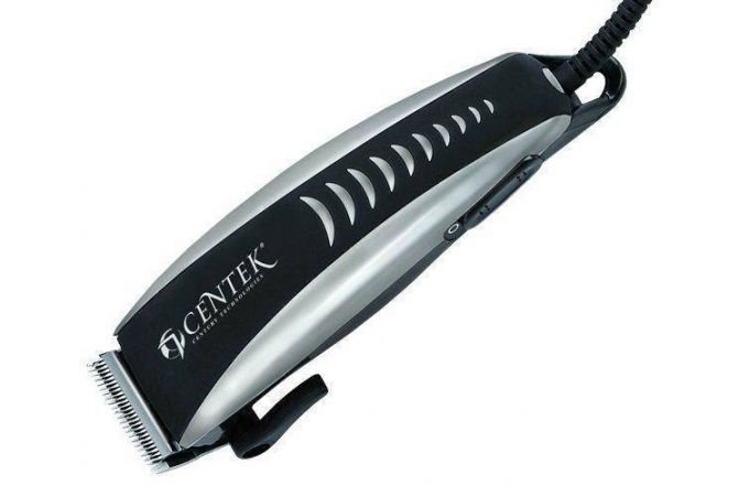 Машинка для стрижки CENTEK CT-2123 черно-серебристый