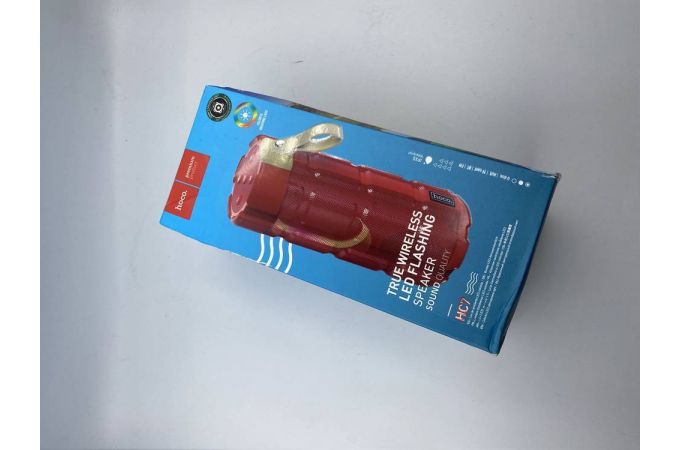 Портативная беспроводная колонка HOCO HC7 Pleasant sports BT speaker (красный) (УЦЕНКА! МЯТАЯ УПАКОВКА)