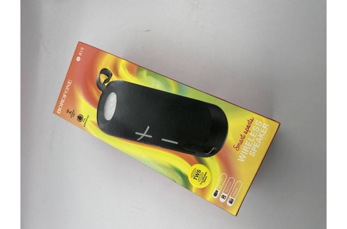 Портативная беспроводная колонка BOROFONE BR19 Euphony sports BT speaker (черный) (УЦЕНКА! МЯТАЯ УПАКОВКА)