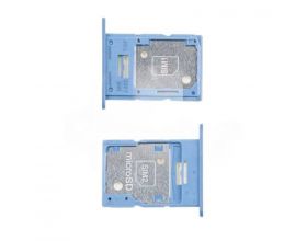 Держатель SIM для Samsung A155F/ A156B Galaxy A15 4G/ 5G (синий)