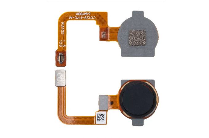 Шлейф для Realme C21Y/ C25Y сканер отпечатка пальцев (черный)