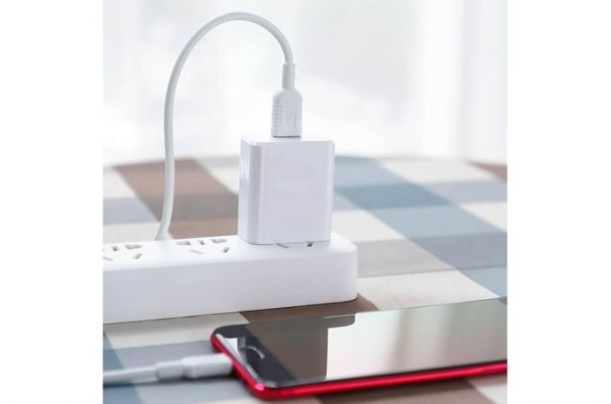 Кабель USB - MicroUSB BOROFONE BX33 4A (белый) 1м