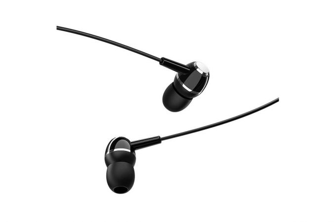 Наушники вакуумные проводные BOROFONE BM36 Acura universal earphones (черный)