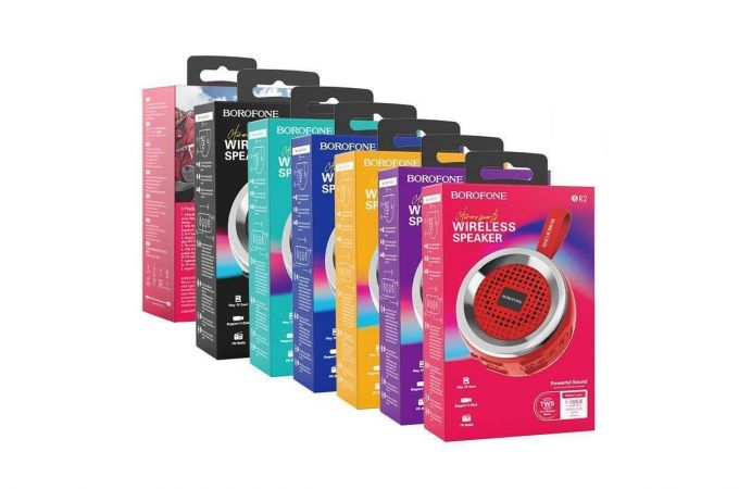 Портативная беспроводная колонка BOROFONE BR2 Aurora sport (зеленый)