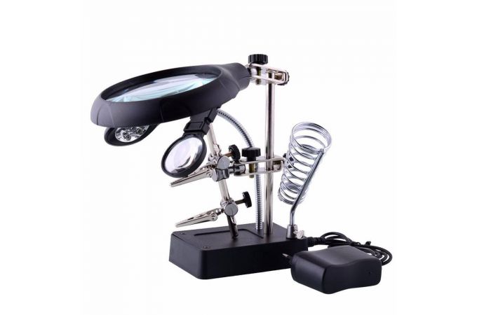 Держатель лупа третья рука Орбита OT-INL46