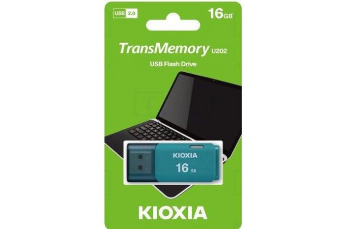 Флешка USB 2.0 Kioxia TransMemory U202 голубой 16Gb