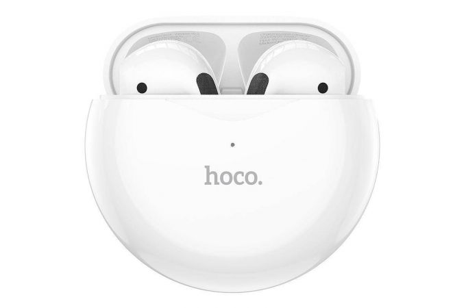 Наушники вакуумные беспроводные HOCO EW24 Assist true BT headset Bluetooth (белый)