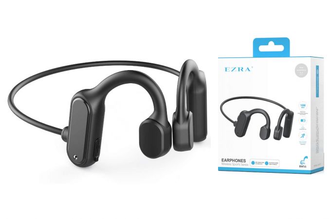 Наушники вакуумные беспроводные EZRA BW56 (bluetooth) (черный)