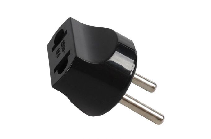 Адаптер-переходник на евро вилку Smartbuy черный 16А 250В (SBE-16-S07-b)