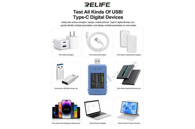 Тестер заряда RELIFE XA3 Pro USB