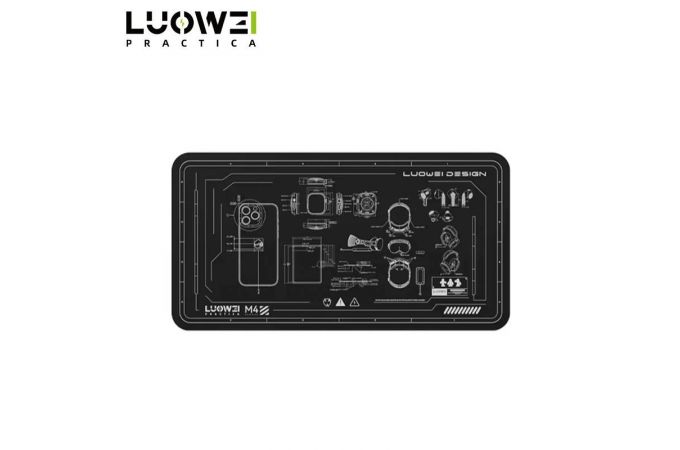 Силиконовый коврик для разборки мобильных устройств LUOWEI LW-M4 (370x195x2 мм)
